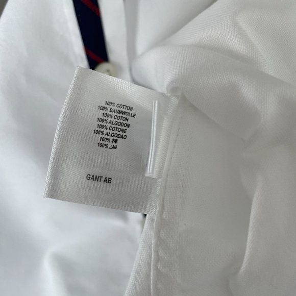 Gant Accentrics white button down cotton oxford shirt - Picture 7 of 7